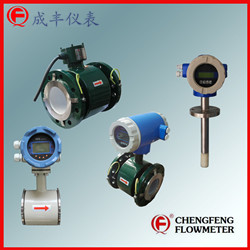 LDG series electromagnetic flowmeter flange/clamp/plug-in connection  high anti-corrosion PTFE lining  [CHENGFENG FLOWMETER] stainless steel electrode 4-20mA out put